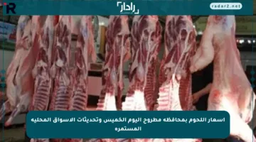 أسعار اللحوم بمحافظة مطروح اليوم الخميس وتحديثات الأسواق المحلية المستمرة